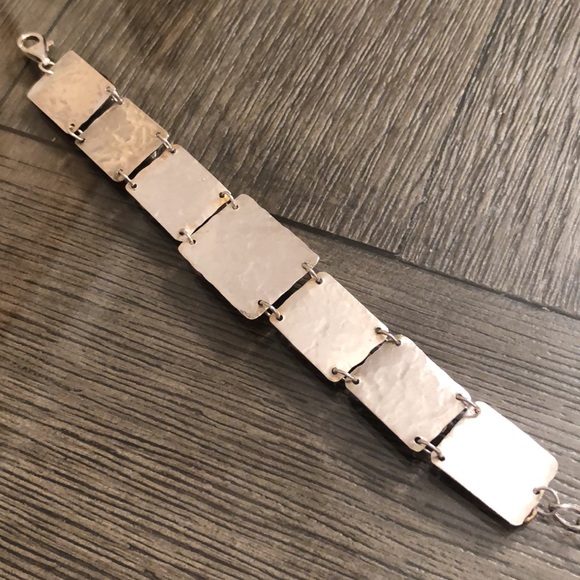 Sterling Silver Artisan Crafted Bracelet, Druzy & Mixed Metals - Picture 5 of 16